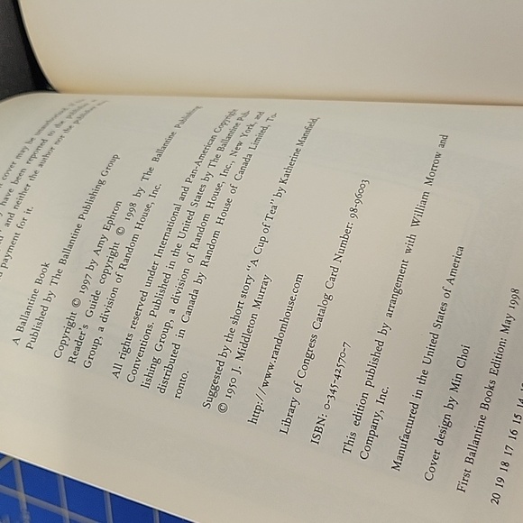 A Cup of Tea by Amy Ephron New - Picture 3 of 4
